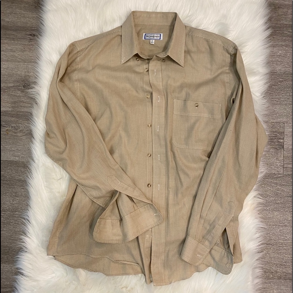 Vintage YSL button down shirt 🤑